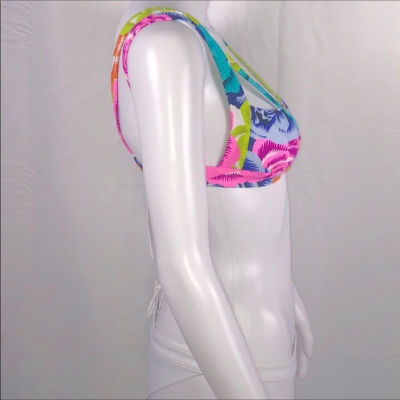 Kopper&Zink Floral Triangle Cutout Bikini Top Only - Picture 8 of 16